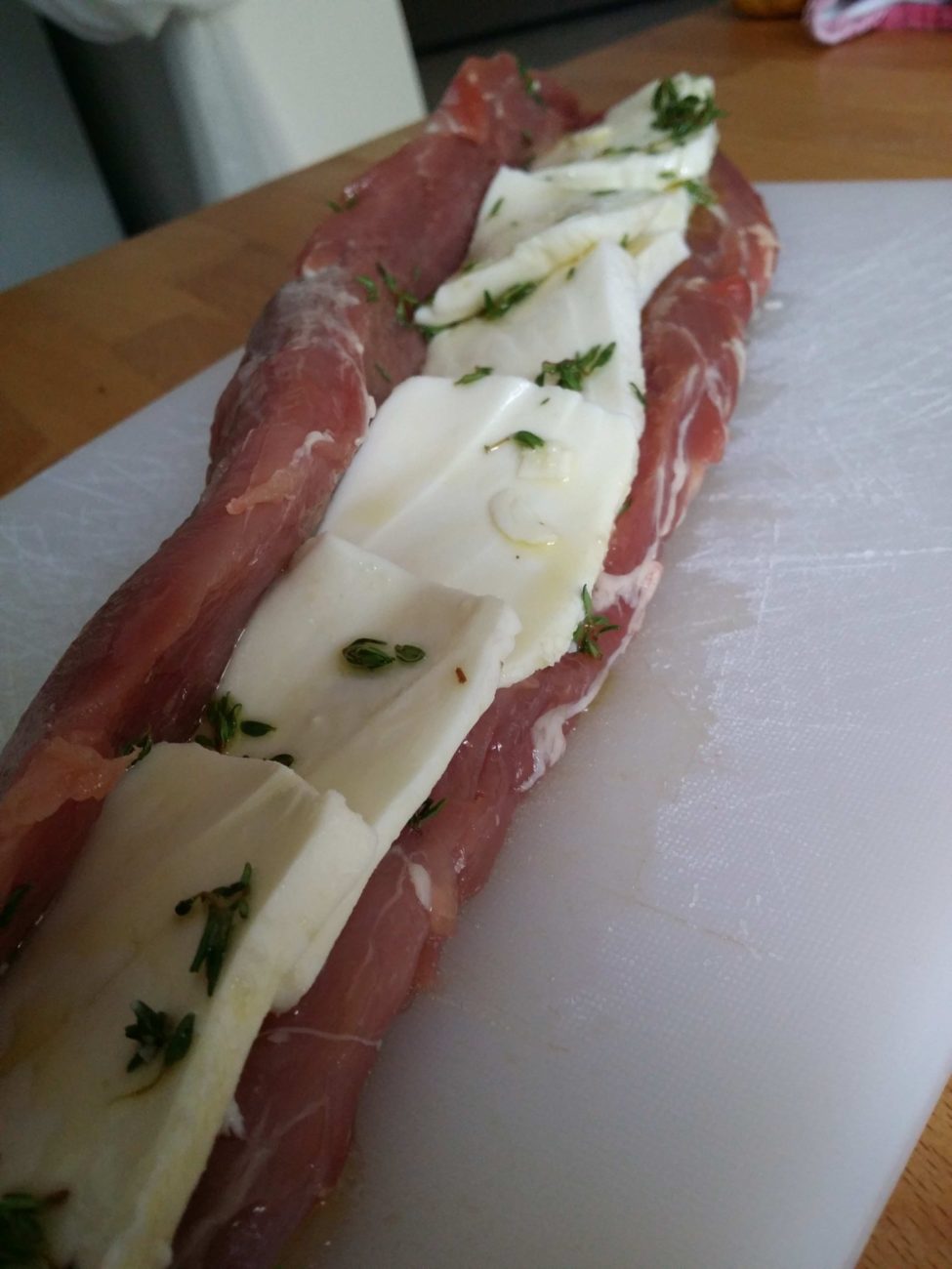 Filet mignon mozzarella et croûte de jambon