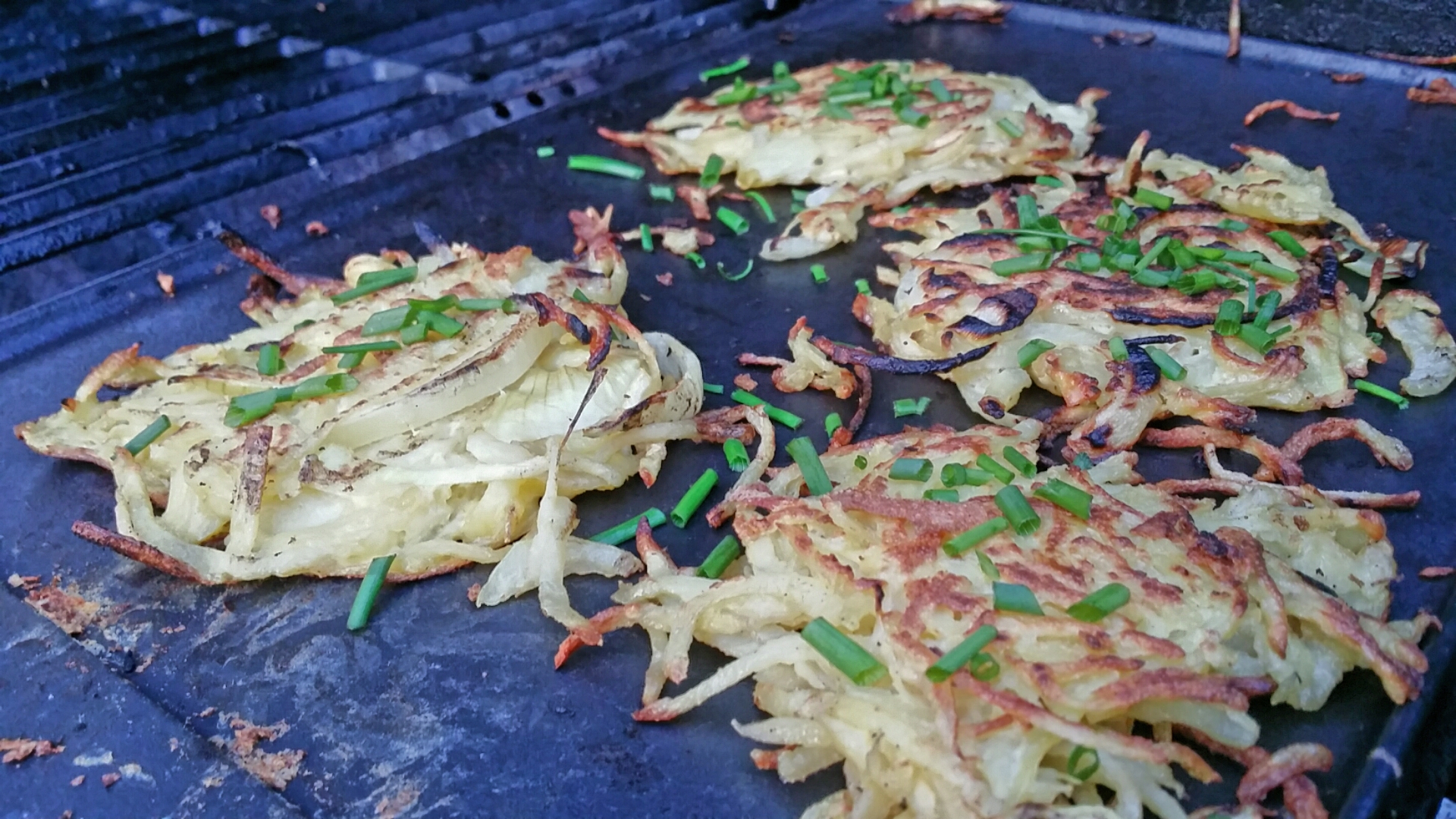 Galette De Pomme De Terre Plancha Paillassons a la plancha