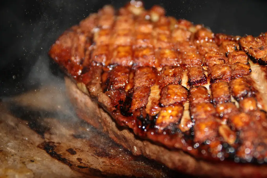 Magret de canard sur planche de l'Himalaya LE BARBECUE DE RAFA Magret de canard sur planche de l'Himalaya LE BARBECUE DE RAFA